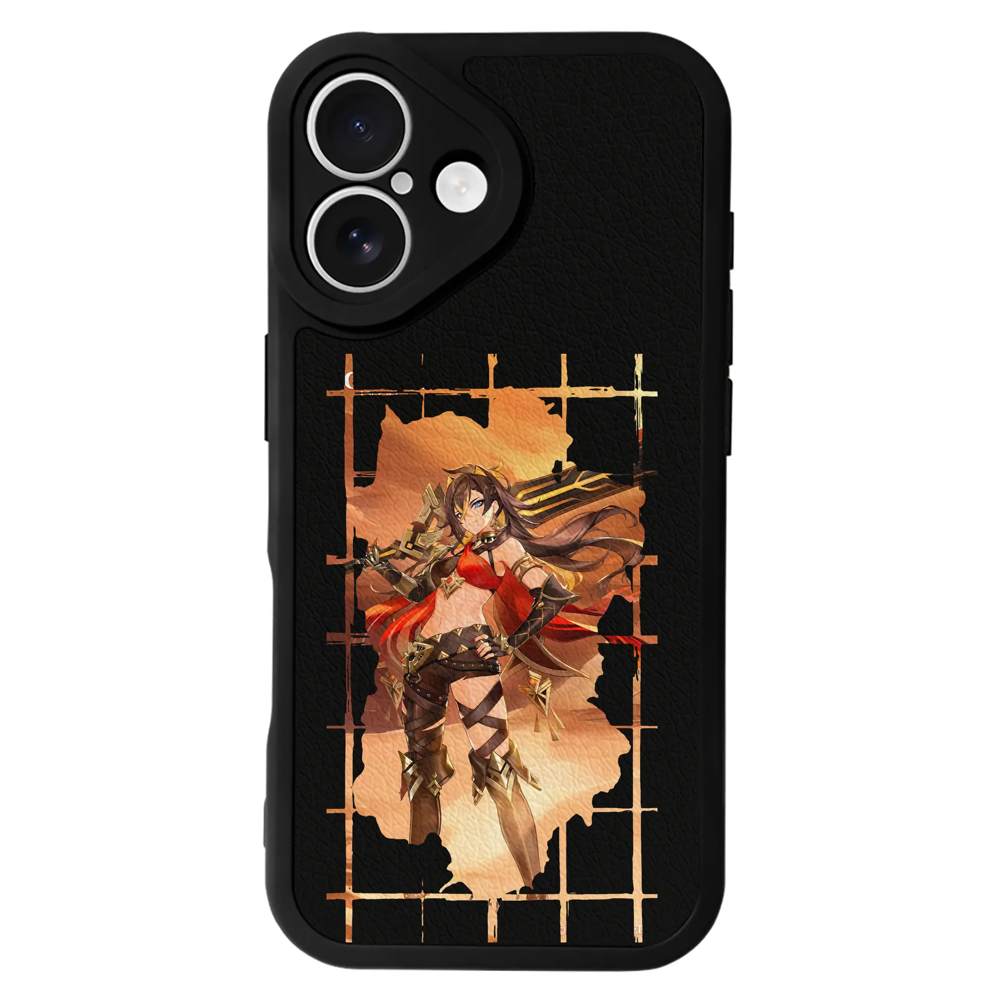 原 神 グッズ ディシア - IPhone 16シリーズ対応 ・ シリコンスマホケース ・ レザー調 ・ 高精度フィット ・ 耐衝撃 ・ ワイヤレス充電対応 ・ 精密カット